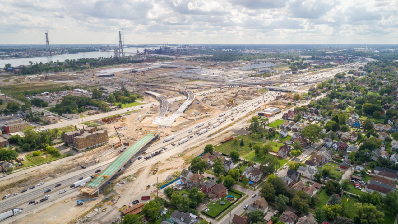 Michigan Interchange Progress - September 2023