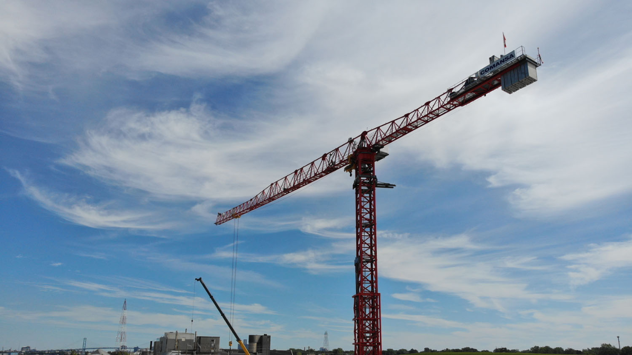 Tower Crane Construction - July 13, 2020