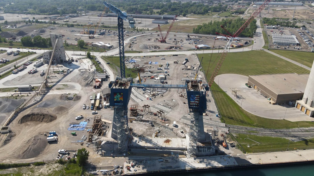 US Bridge Site Progress - August 31, 2021