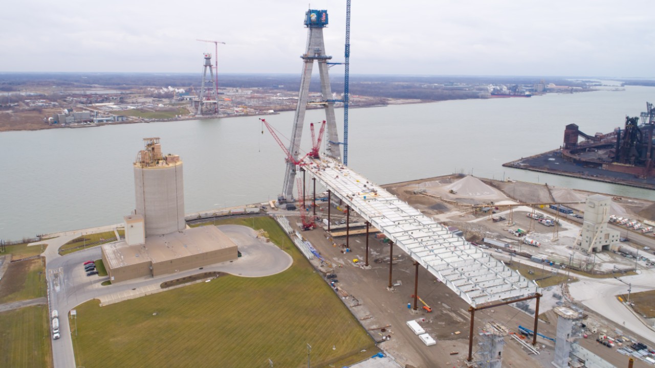 US Bridge Site Progress - December 2022 and January 2023
