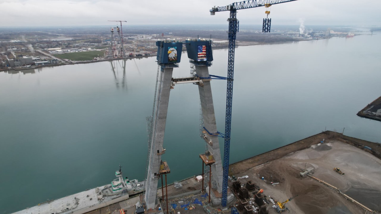 US Bridge Site Progress - February 10, 2022