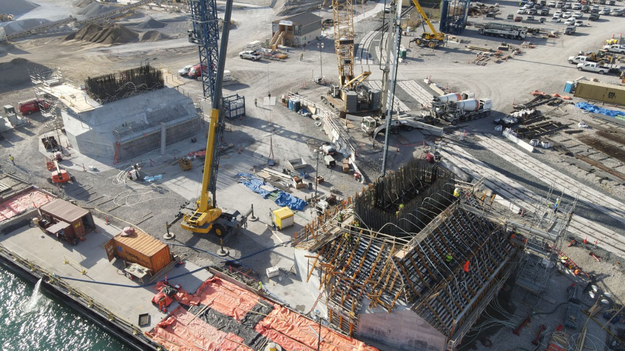 US Bridge Site Progress - January 28, 2021