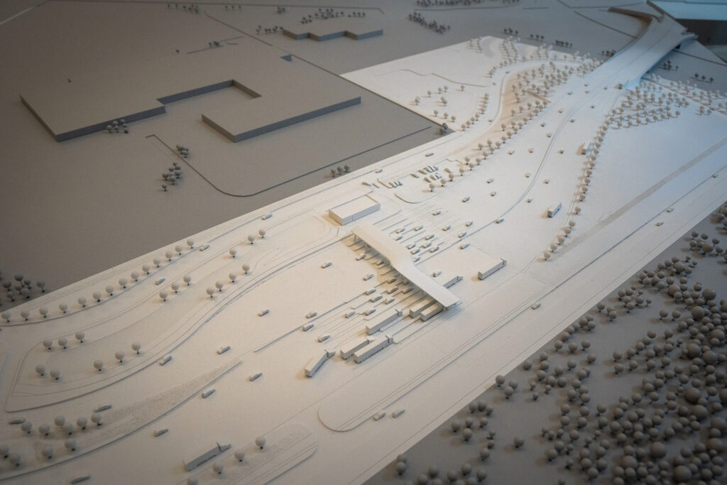 Gordie Howe International Bridge Project Scale Model