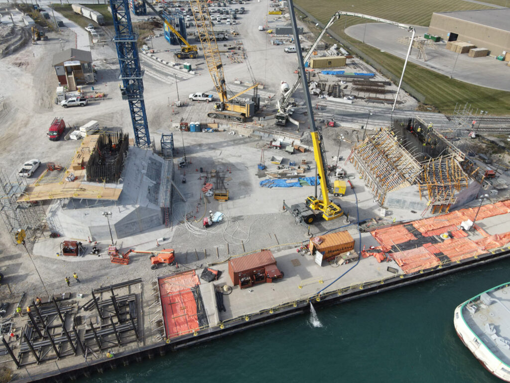 Bridge Site Progress