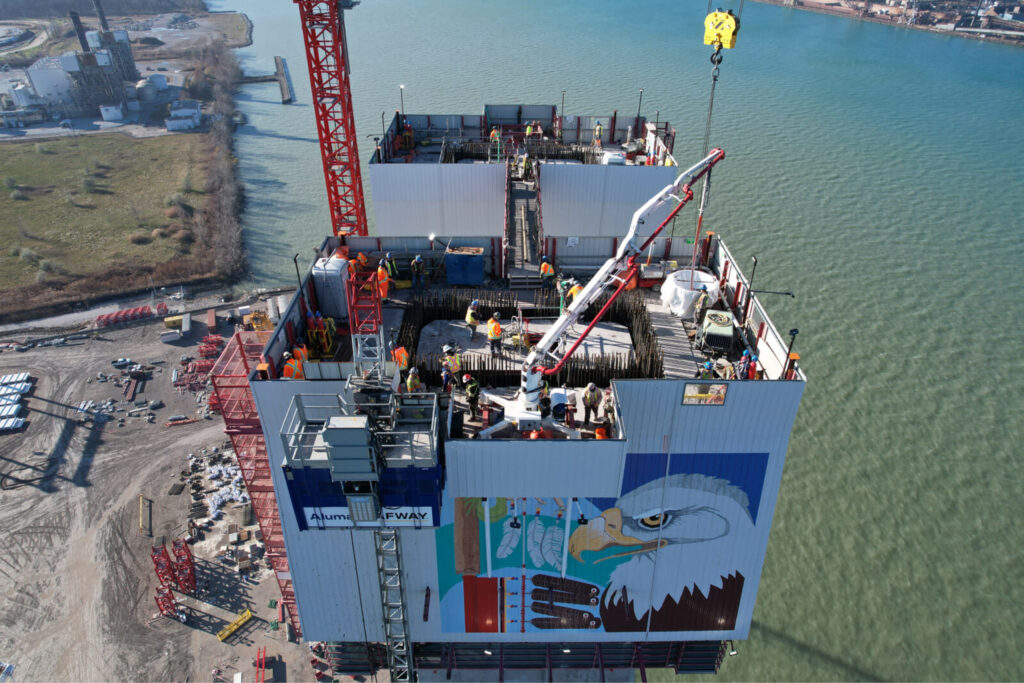 Canadian Bridge Site Progress - January 20 2022