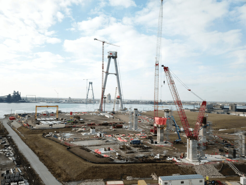 Canadian Bridge Site Progress - April 13 2022