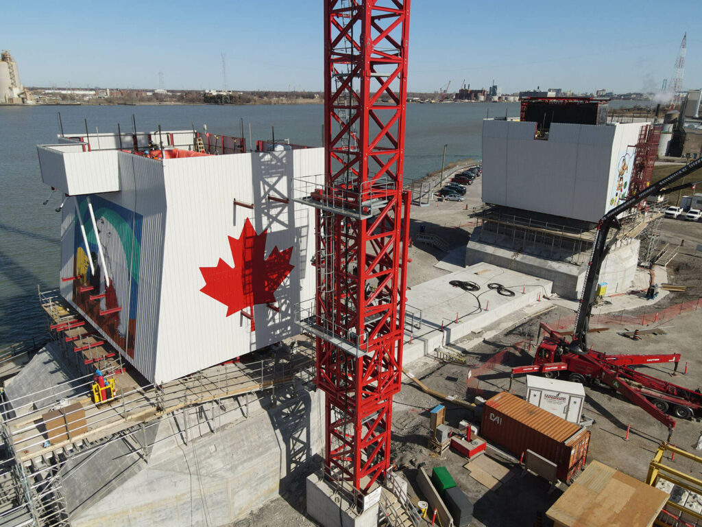 Canadian Bridge Site Progress - April 14 2021