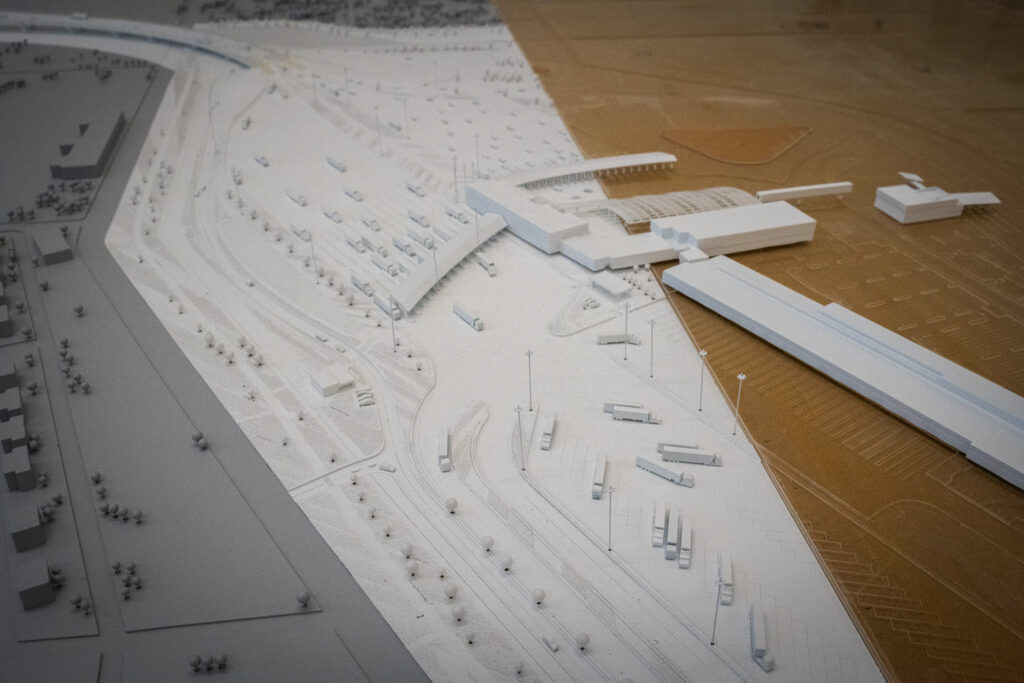 Gordie Howe International Bridge Project Scale Model