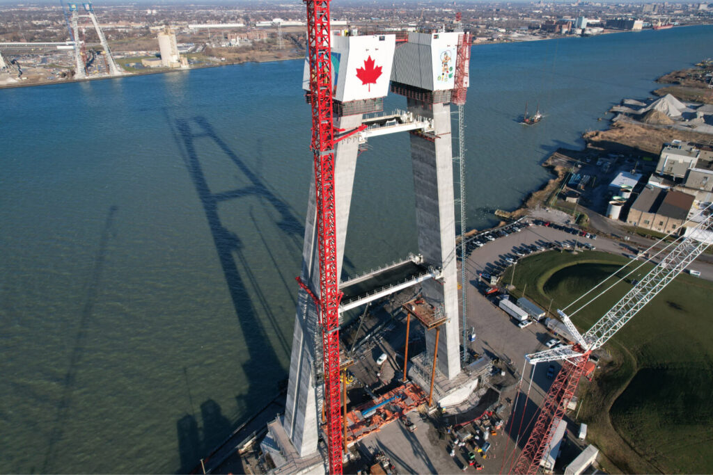 Canadian Bridge Site Progress - January 20 2022