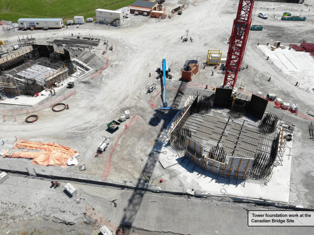 Canadian Bridge Site Progress - May 28 2024