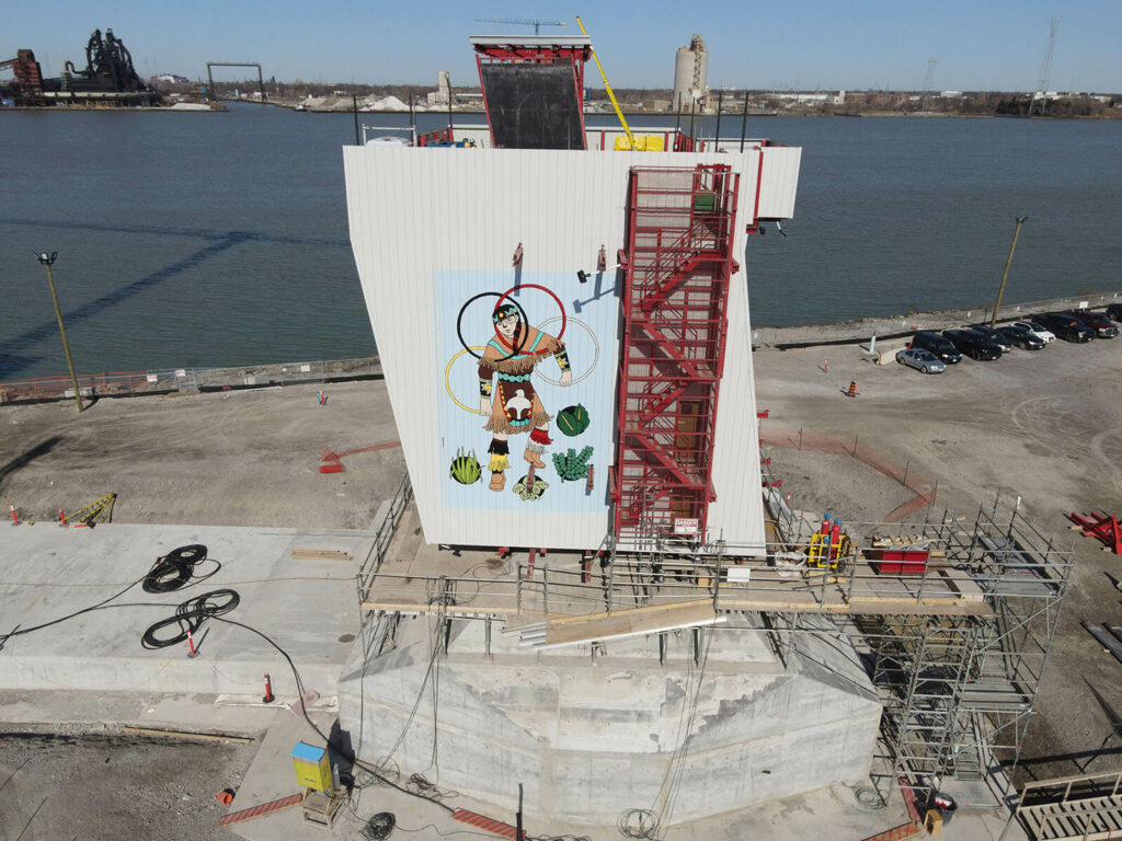 Canadian Bridge Site Progress - April 14 2021