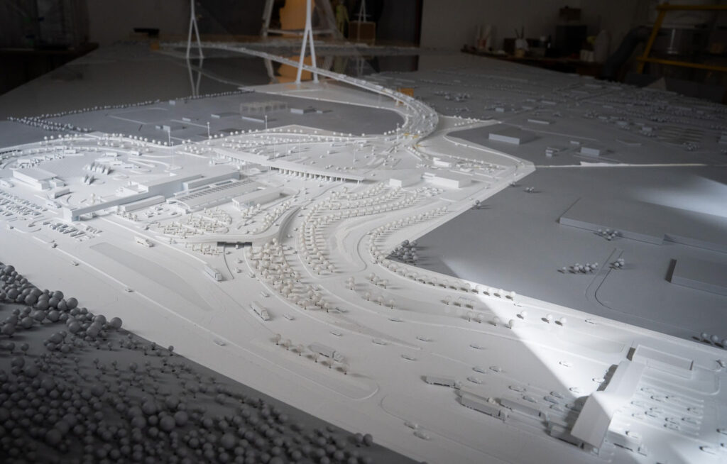 Gordie Howe International Bridge Project Scale Model