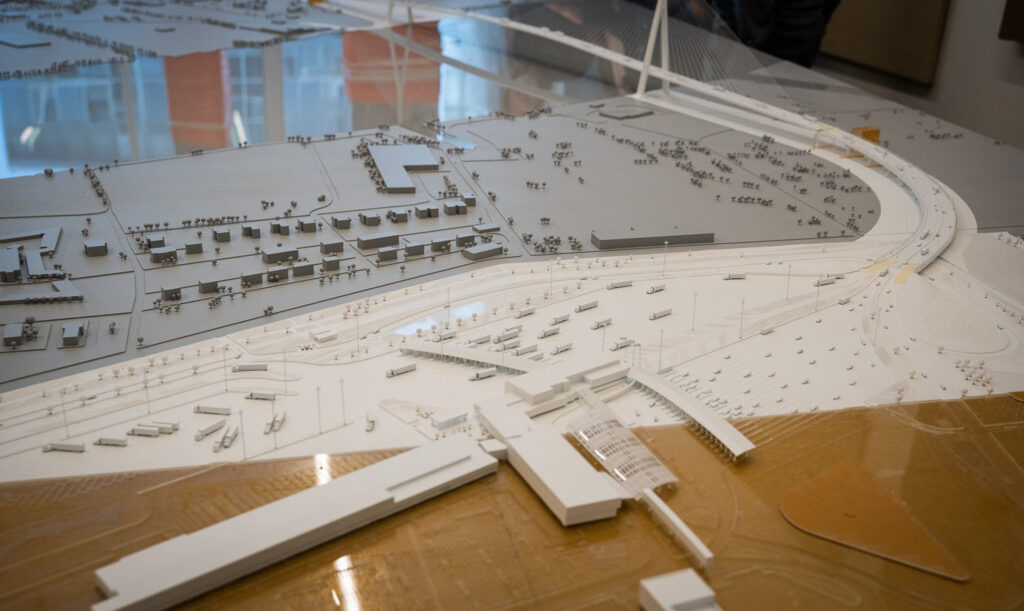Gordie Howe International Bridge Project Scale Model