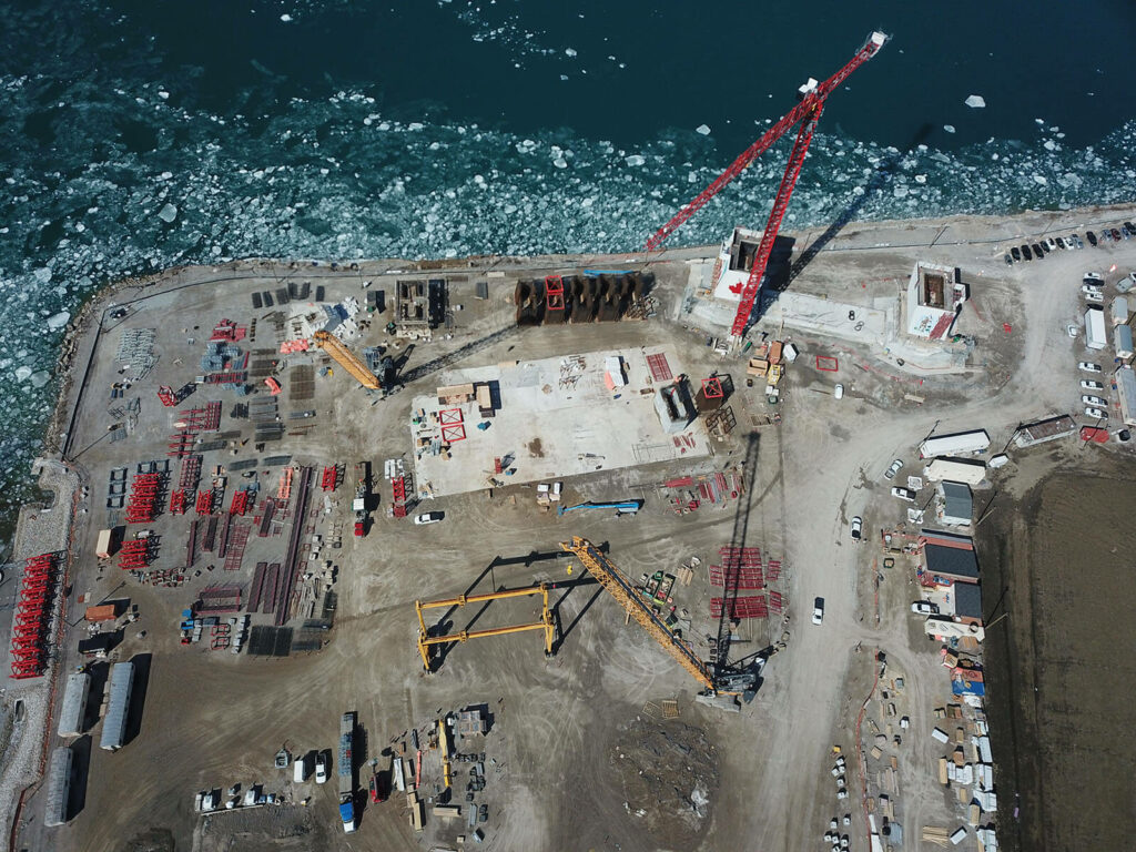 Canadian Bridge Site Progress - April 14 2021