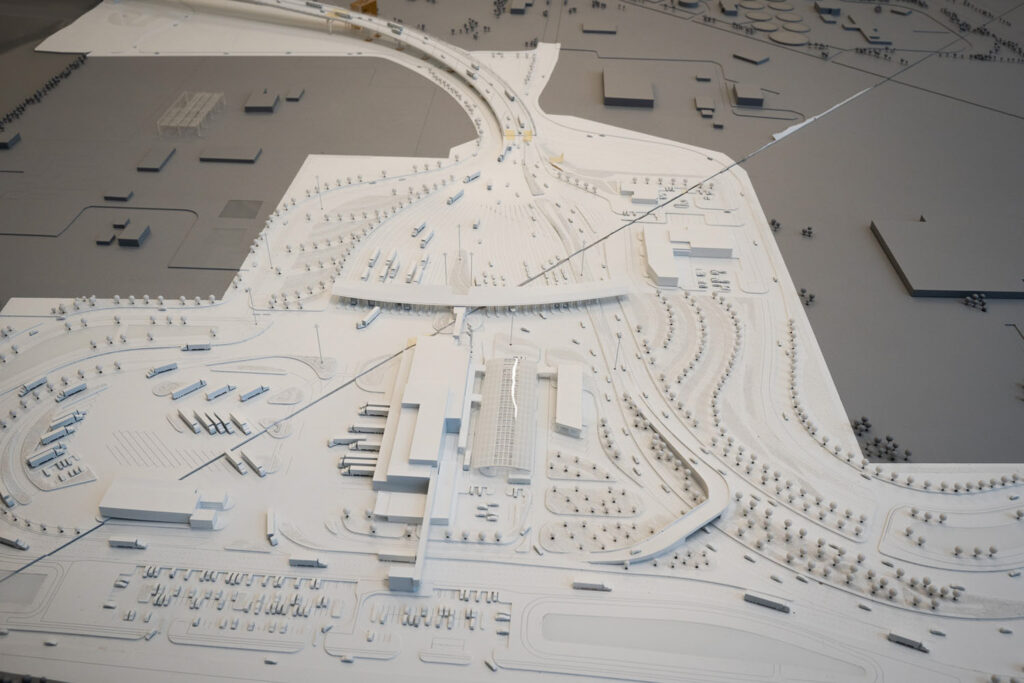 Gordie Howe International Bridge Project Scale Model