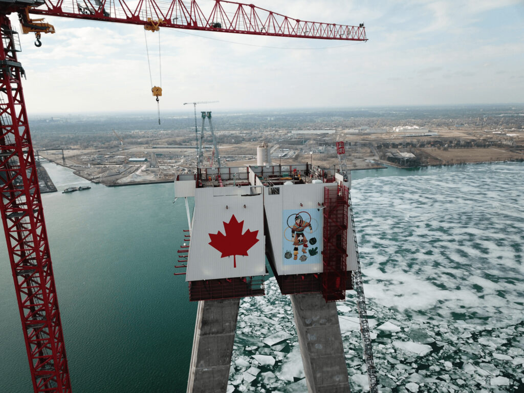 Canadian Bridge Site Progress - April 13 2022