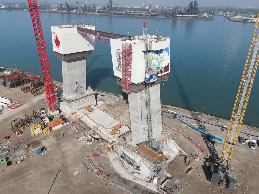 Canadian Bridge Site Progress - August 3 2021