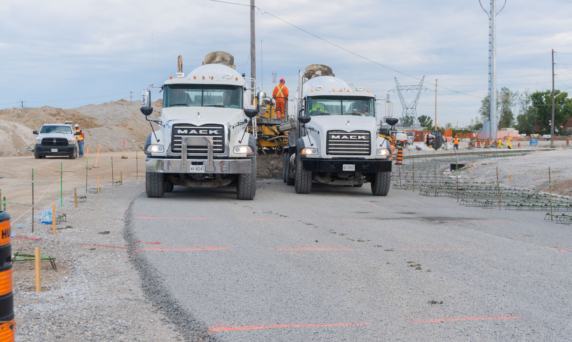 Michigan Interchange Progress Photo