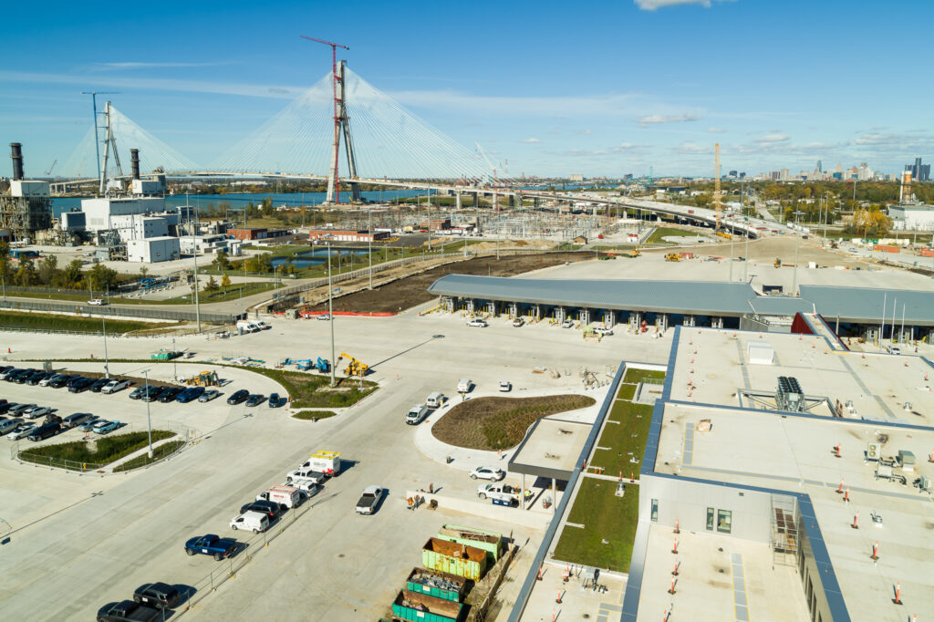 compound and parking lot