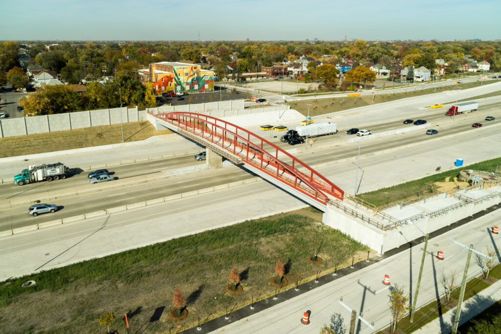 Michigan Interchange Progress Photo