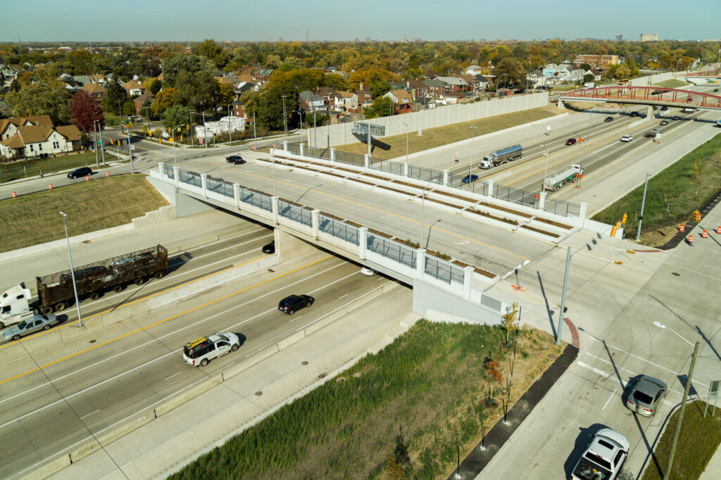 Michigan Interchange Progress Photo