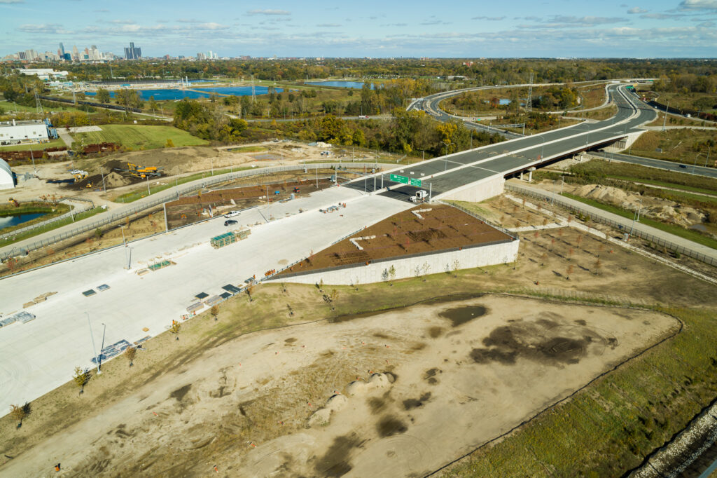 the construction of the approach