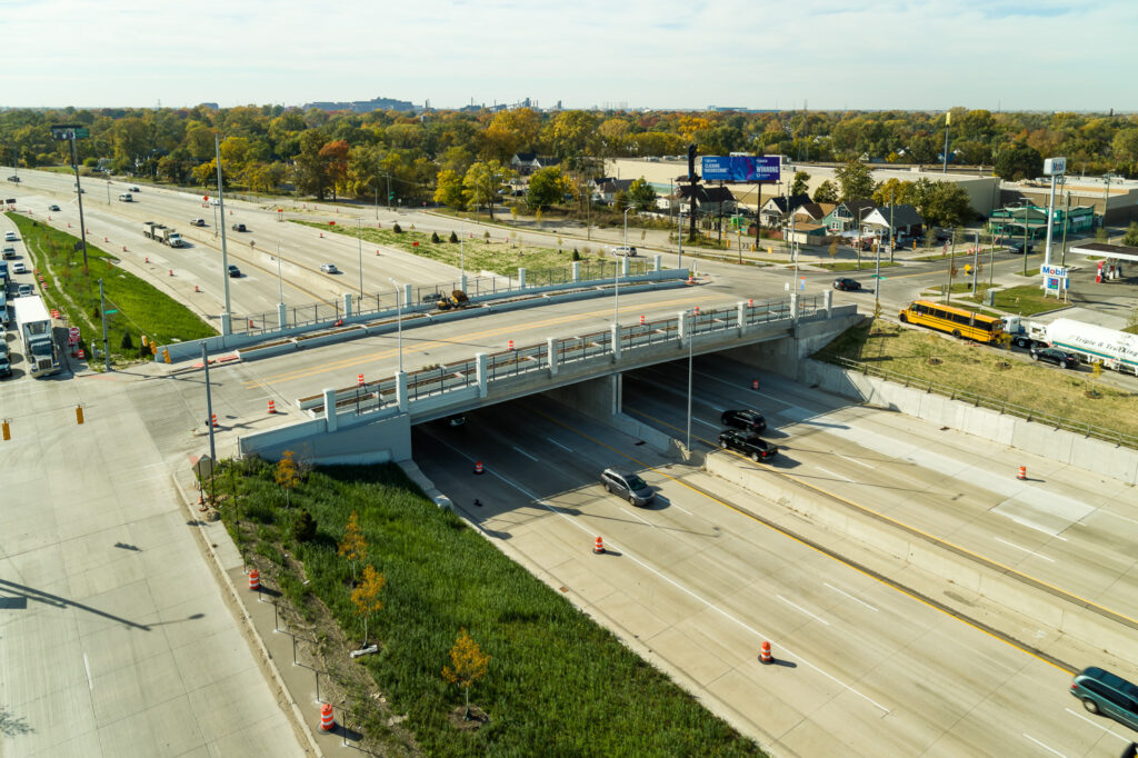 Michigan Interchange Progress Photo