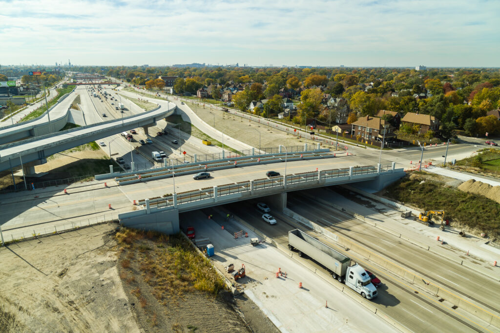 Michigan Interchange Progress Photo