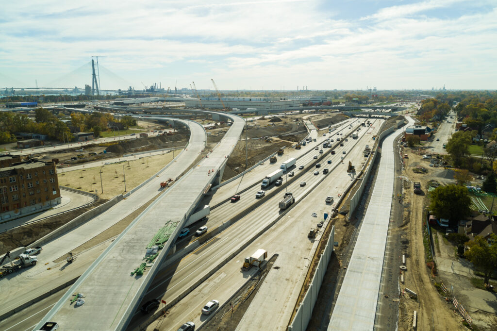 Michigan Interchange Progress Photo