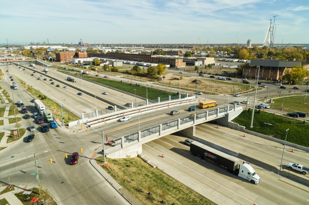 Michigan Interchange Progress Photo