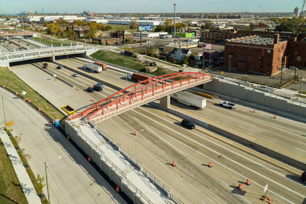 Michigan Interchange Progress Photo