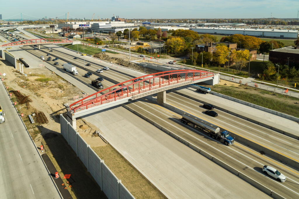 Michigan Interchange Progress Photo