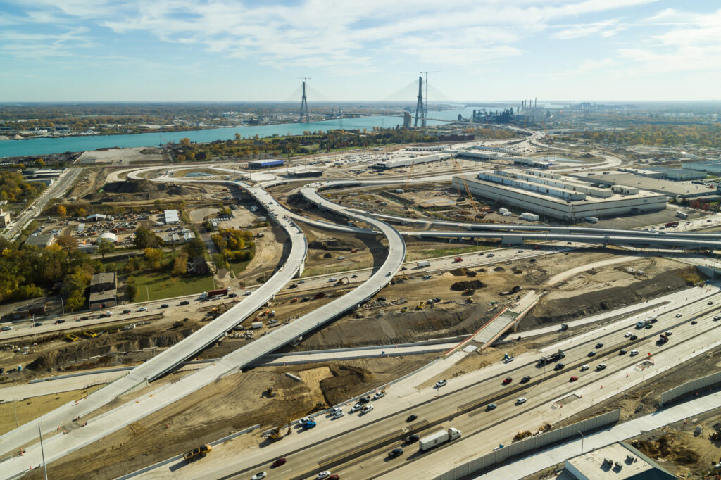 Michigan Interchange Progress Photo