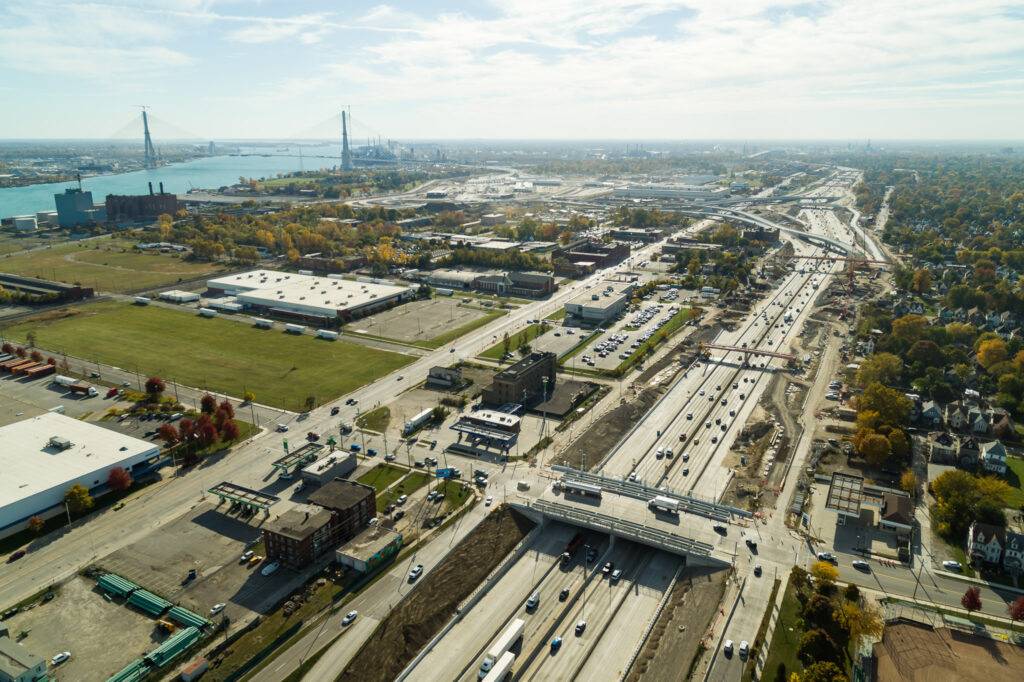 Michigan Interchange Progress Photo
