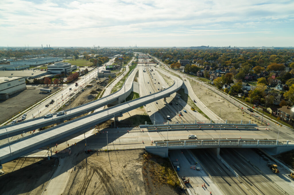 Michigan Interchange Progress Photo