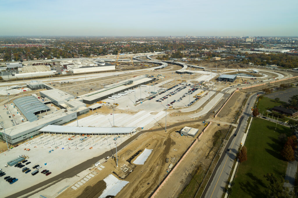 Customs compound construction