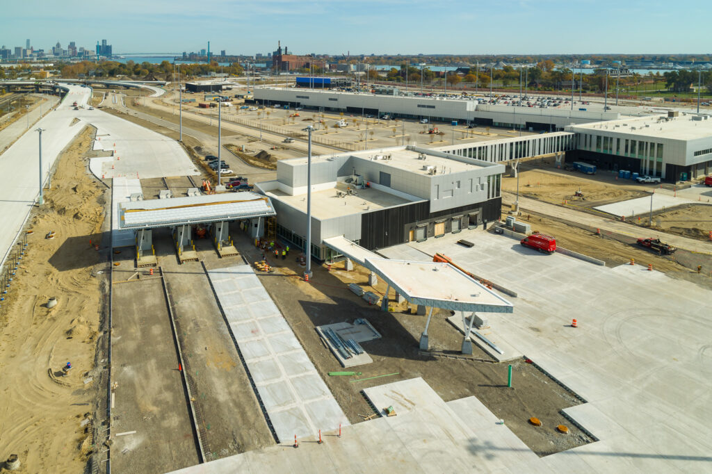 Customs compound construction