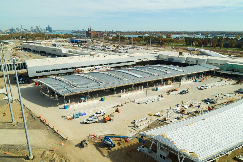 Customs compound construction