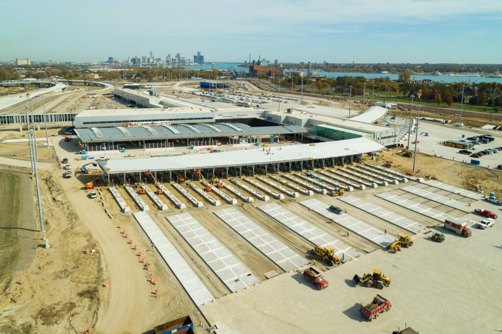 Customs compound construction