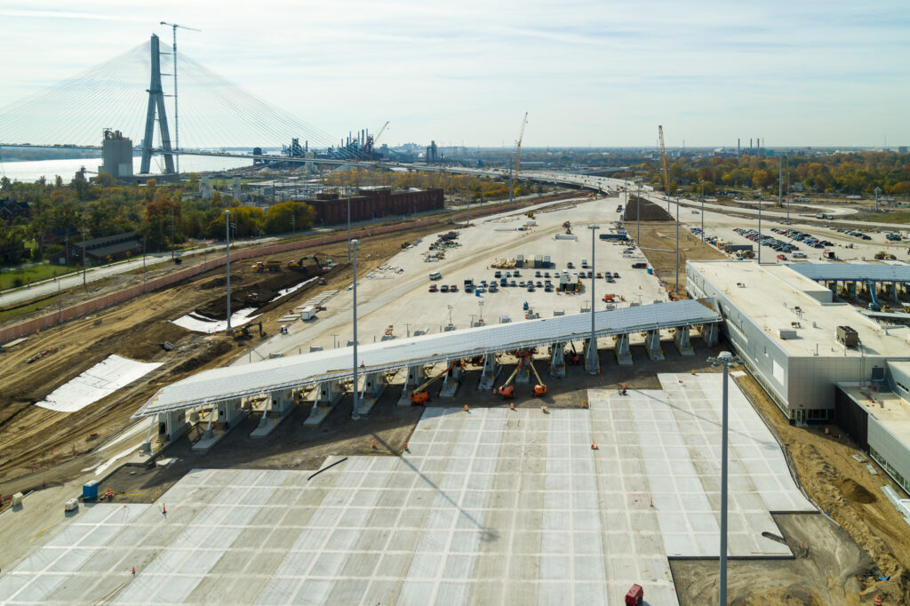 Customs compound construction