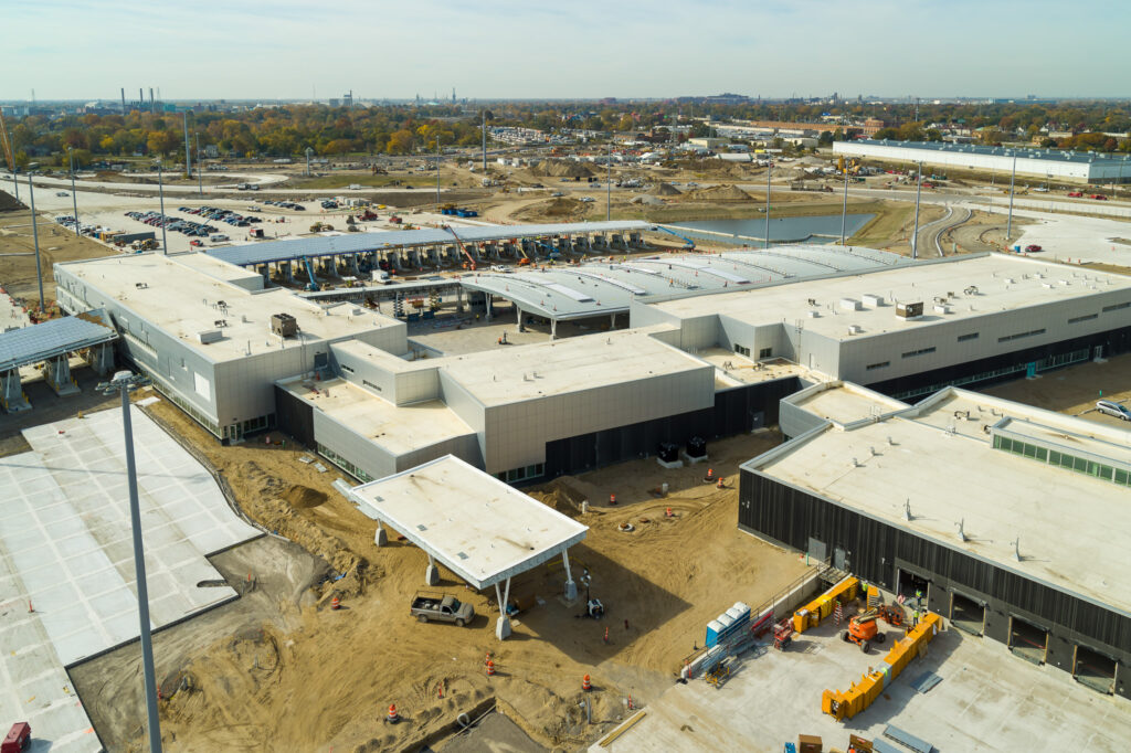 Customs compound construction