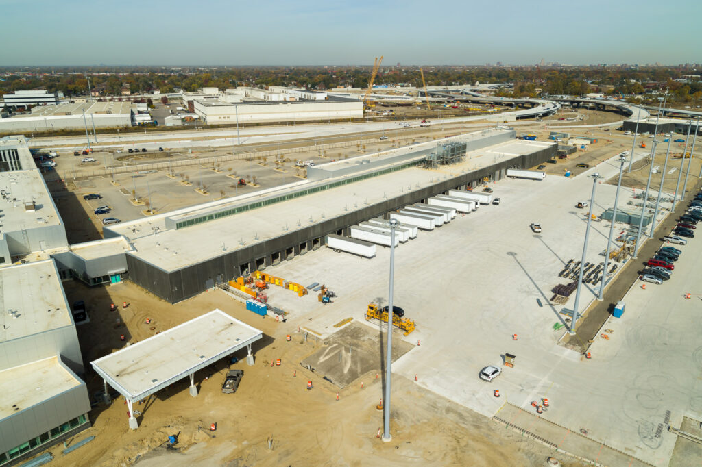 Customs compound construction