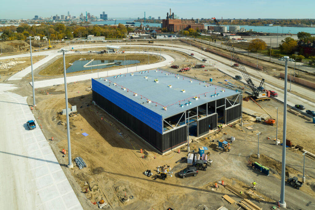 Customs compound construction