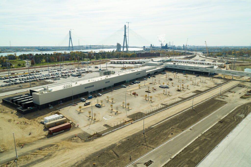 Customs compound construction