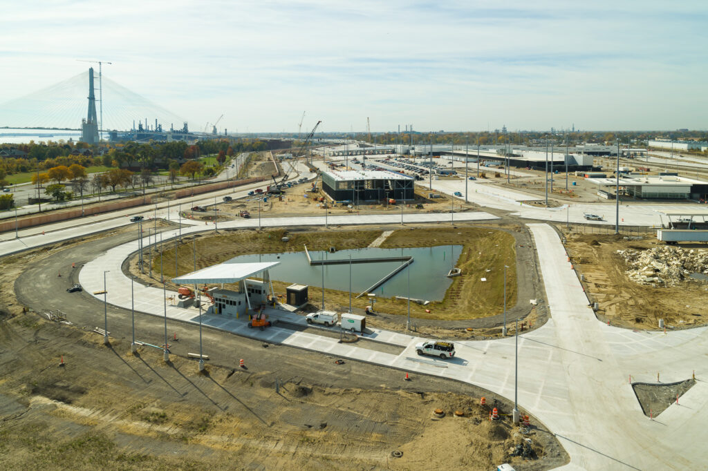 Customs compound construction