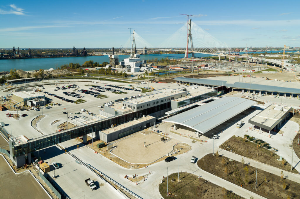 compound and parking lot