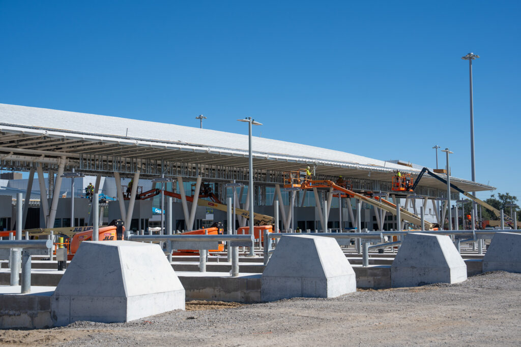 customs booth construction