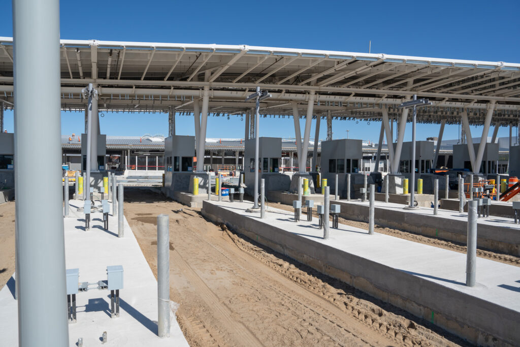 customs booth construction