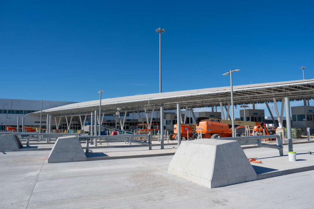 customs booth construction