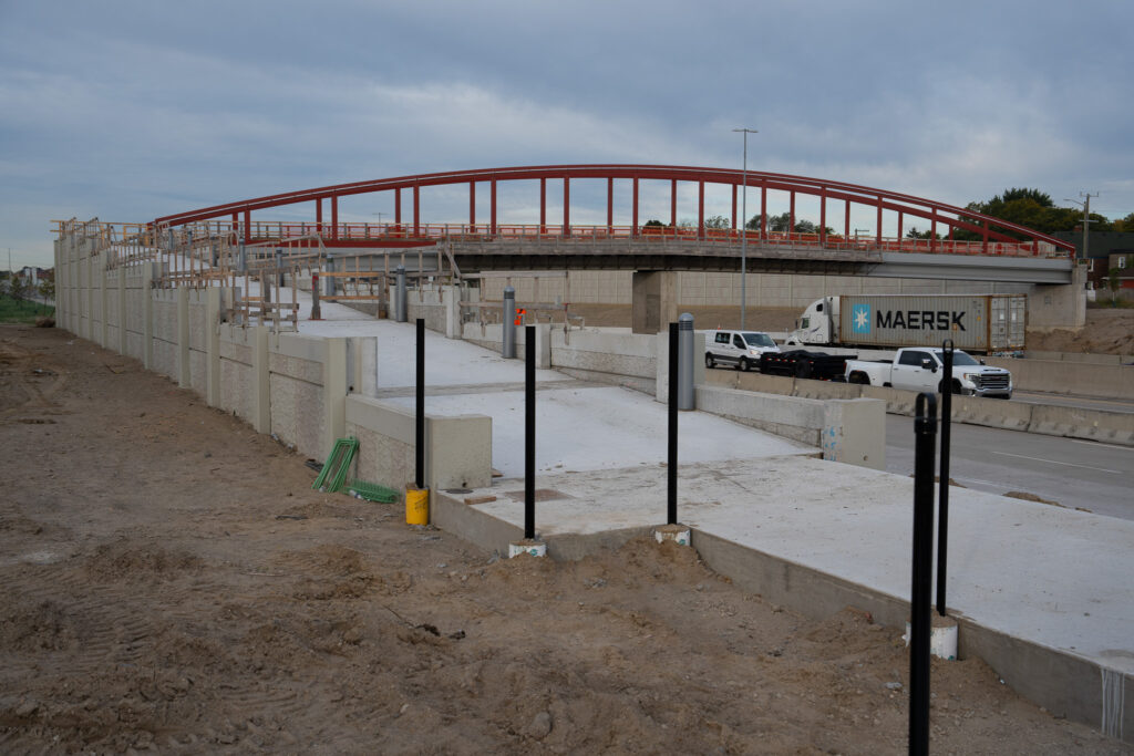 Michigan Interchange Progress Photo